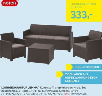 Möbelix LOUNGEGARNITUR ,,EMMA" Angebot