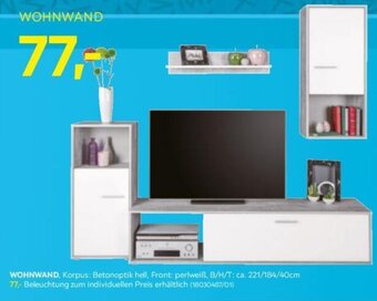Möbelix WOHNWAND Angebot