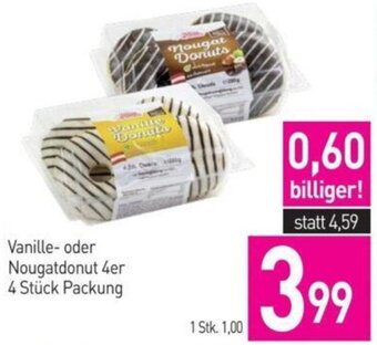 Sutterlüty Vanille- oder Nougatdonut 4er 4 Stück Packung Angebot