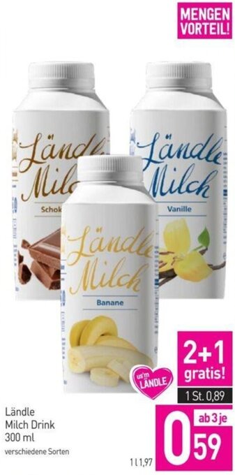 Sutterlüty Ländle Milch Drink 300 ml verschiedene Sorten Angebot