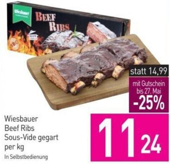 Sutterlüty Wiesbauer Beef Ribs Sous-Vide gegart per kg Angebot