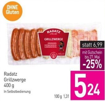Sutterlüty Radatz Grillzwerge 400 g In Selbstbedienung Angebot