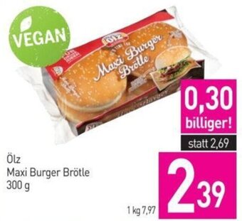 Sutterlüty Ölz Maxi Burger Brötle 300 g Angebot