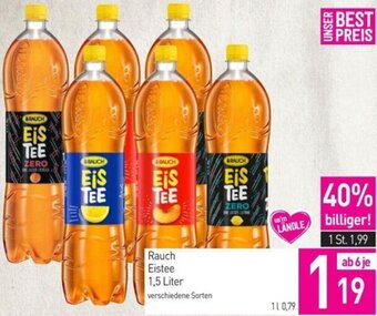 Sutterlüty Rauch Eistee 1,5 Liter verschiedene Sorten Angebot