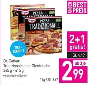 Sutterlüty Dr Oetker Tradizionale oder Ofenfrische 345 g -415 g Angebot