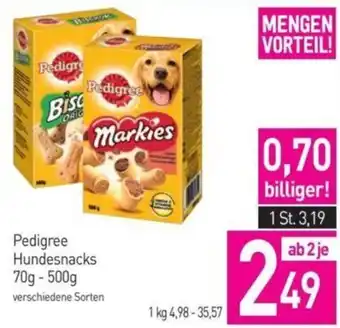 Sutterlüty Pedigree Hundesnacks 70g - 500g verschiedene Sorten Angebot
