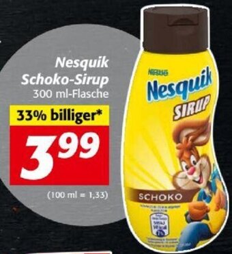 Nah&Frisch Nesquik Schoko-Sirup 300 ml-Flasche Angebot