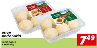 Nah&Frisch Berger frische Knödel versch. Sorten 6 Stück-Pkg. Angebot