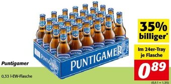 Nah&Frisch Puntigamer 0,33 1-EW-Flasche Angebot
