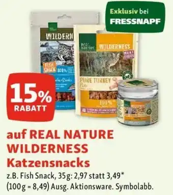 Fressnapf REAL NATURE WILDERNESS Katzensnacks Angebot