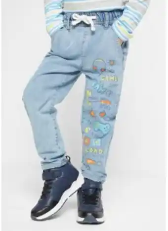 Bonprix Jungen jeans mit druck, tapered fit Angebot
