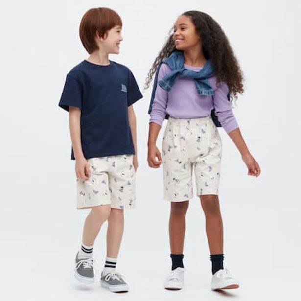 UNIQLO Kids cotton stretch printed easy shorts Angebot