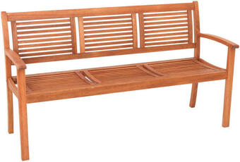 XXXLutz Gartenbank 160/90/58 cm in naturfarben Angebot