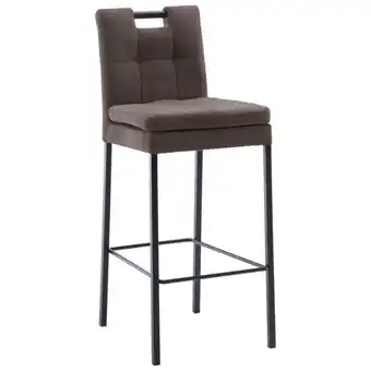 XXXLutz Barhocker in metall, textil schwarz, dunkelgrau Angebot