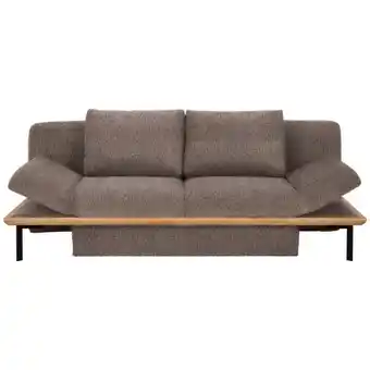 XXXLutz Schlafsofa in chenille hellbraun Angebot