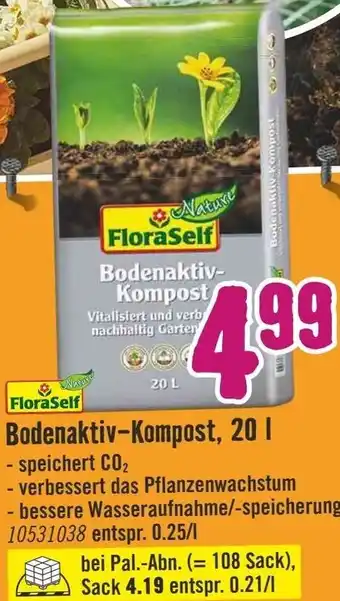 Hornbach FloraSelf Bodenaktiv-Kompost 20 L Angebot