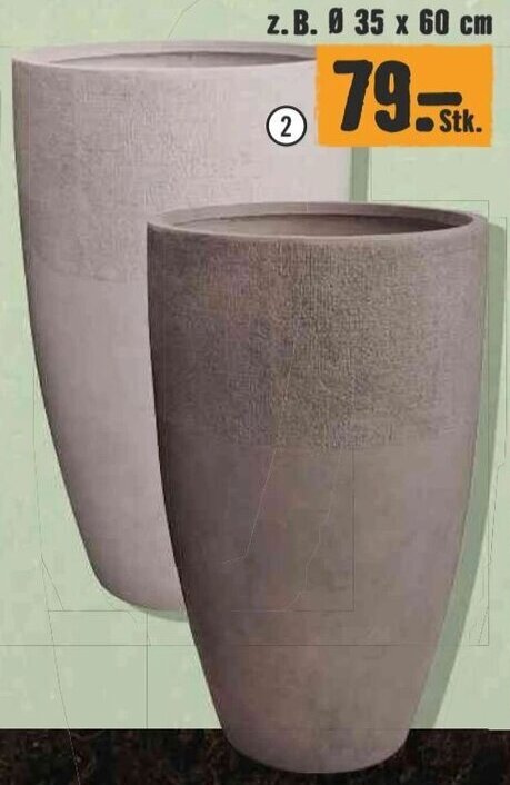 Hornbach 2 Pflanzvase 35 x 60 cm Angebot