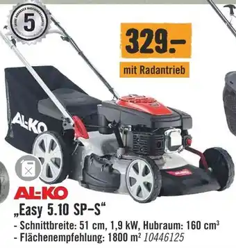 Hornbach AL-KO „Easy 5.10 SP-S" Angebot