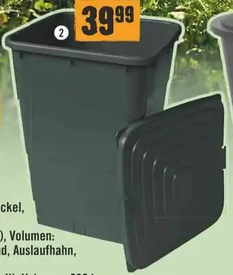 Hornbach Regentonne 58 x 88 x 78 cm Angebot