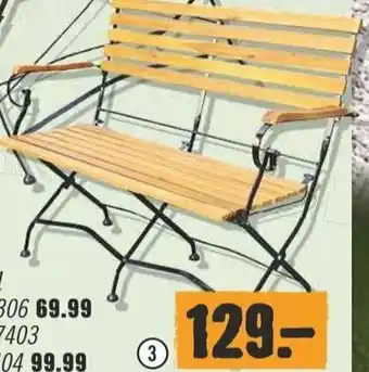 Hornbach Gartenbank, 2-Sitzer 115 x 58 x 89 cm 10317402 Angebot