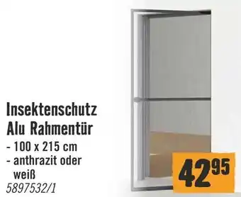 Hornbach Insektenschutz Alu Rahmentür 100 x 215 cm Angebot