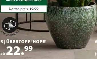 Dehner ÜBERTOPF 'HOPE' Angebot