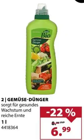 Dehner Gemüse-Dünger 1Liter Angebot