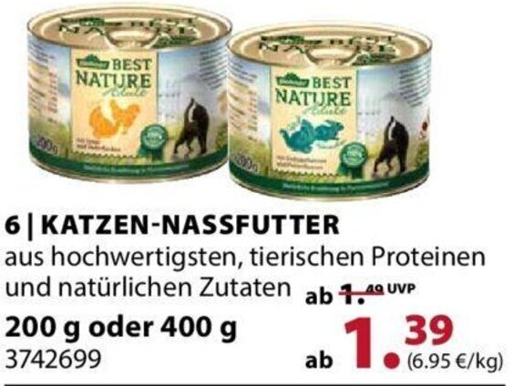 Dehner KATZEN-NASSFUTTER 200 g oder 400 g Angebot