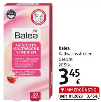 dm Balea Kaltwachsstreifen Gesicht 20 Stk. Angebot