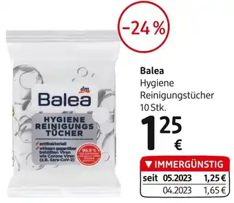 dm Balea Hygiene Reinigungstücher 10 Stk. Angebot