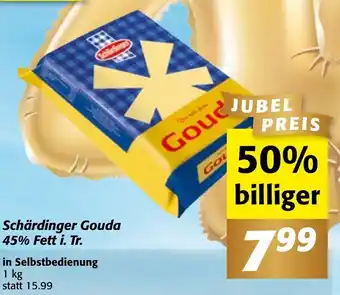 Strasser Markt Schärdinger Gouda 45% Fett i. Tr. in Selbstbedienung 1 kg Angebot