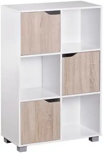 XXXLutz Regal 60/94/30 cm weiß, eichefarben Angebot