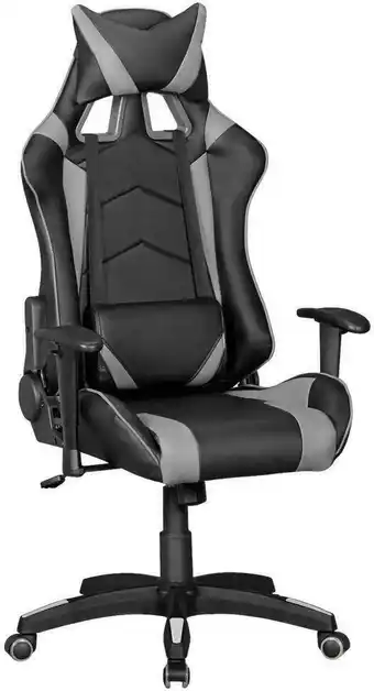 XXXLutz Gamingstuhl in lederlook grau, schwarz Angebot