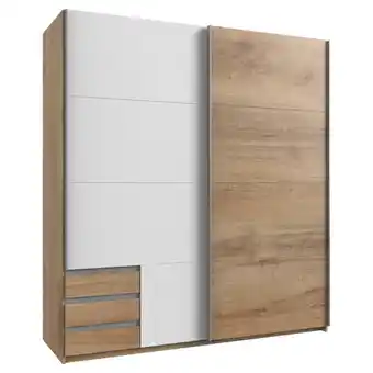 XXXLutz Schwebetãœrenschrank in weiã, eichefarben Angebot