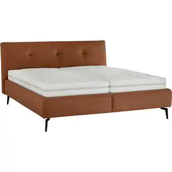 XXXLutz Polsterbett 180/200 cm in braun, cognac Angebot