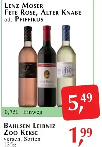 Winkler Markt BAHLSEN LEIBNIZ ZOO KEKSE versch. Sorten 125 g Angebot