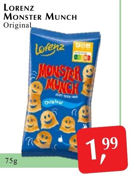 Winkler Markt LORENZ MONSTER MUNCH Original 75g Angebot