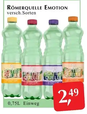 Winkler Markt RÖMERQUELLE EMOTION versch. Sorten 0,75L Einweg Angebot