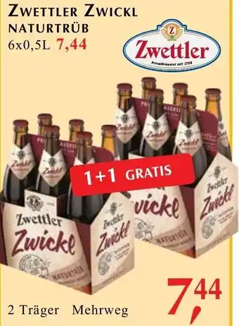 Winkler Markt ZWETTLER ZWICKL NATURTRÜB 2 Träger Mehrweg Angebot