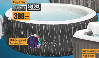 Hornbach Whirlpool-Set „Hollywood" - 196 x 66 cm Angebot