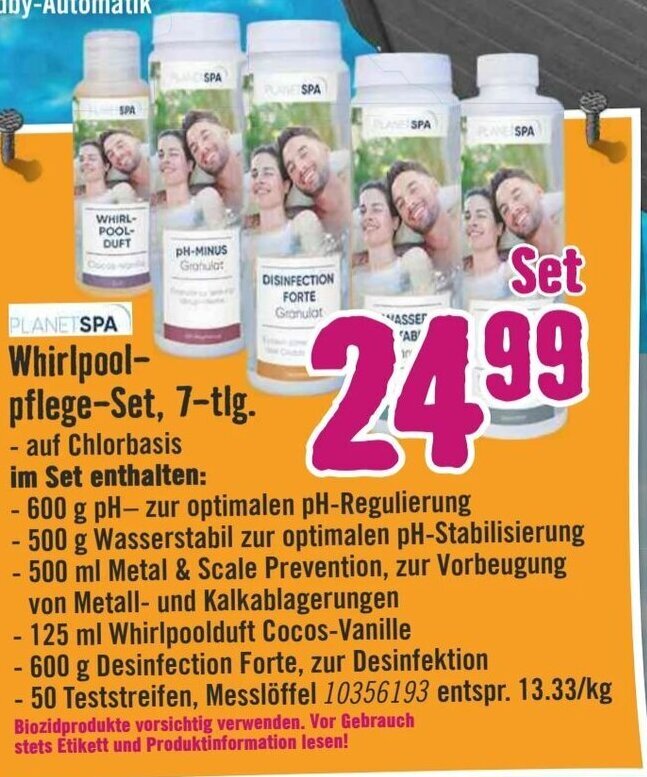 Hornbach Whirlpool-pflege-Set, 7-tlg. Angebot