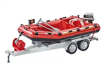 Playmobil 9845 feuerwehr-schlauchboot mit anhänger Angebot