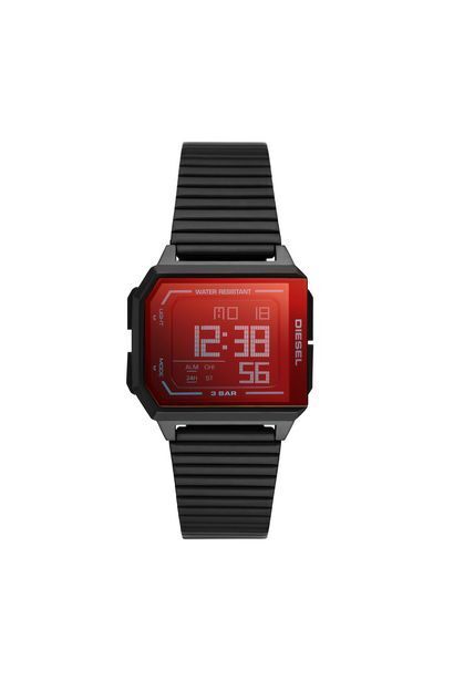 Diesel Chopped armbanduhr mit schwarzem edelstahlarmband Angebot