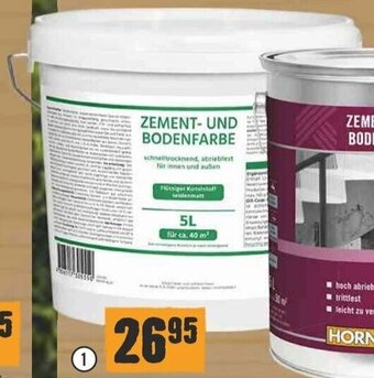Hornbach Zement- und Bodenfarbe, 5 I Angebot