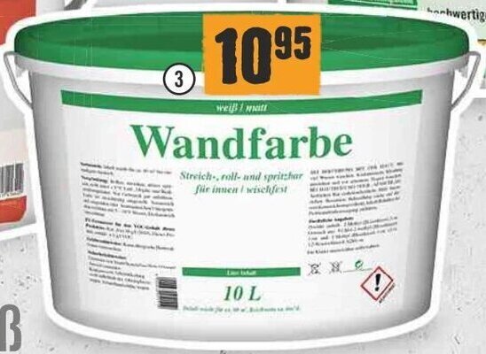 Hornbach Wandfarbe 10 L Angebot