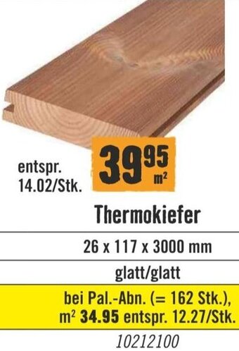 Hornbach Holz Thermokiefer Angebot