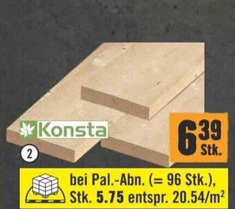 Hornbach Schalbrett Fichte/Tanne 23 x 140 x 2000 mm Angebot