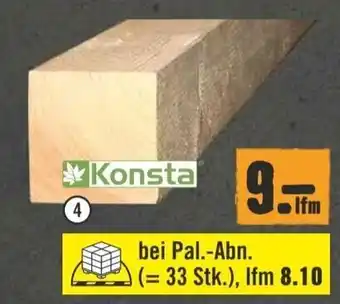 Hornbach Kantholz Fichte/Tanne 100 x 100 x 3000 mm Angebot