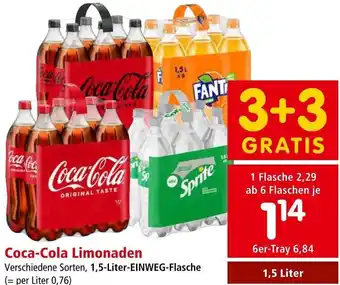 Interspar Coca-Cola Limonaden Verschiedene Sorten, 0,25-Liter-EINWEG-Dose Angebot