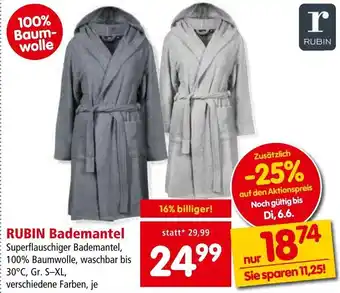 Interspar RUBIN Bademantel Angebot